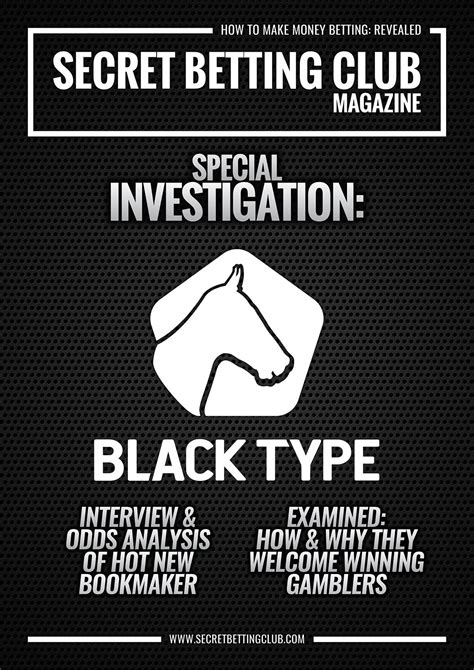 black type bookmaker.